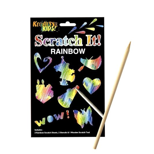 Magic Rainbow Scratch Paper Art Kit for Kids by The Magic Toy Shop - UKBuyZone