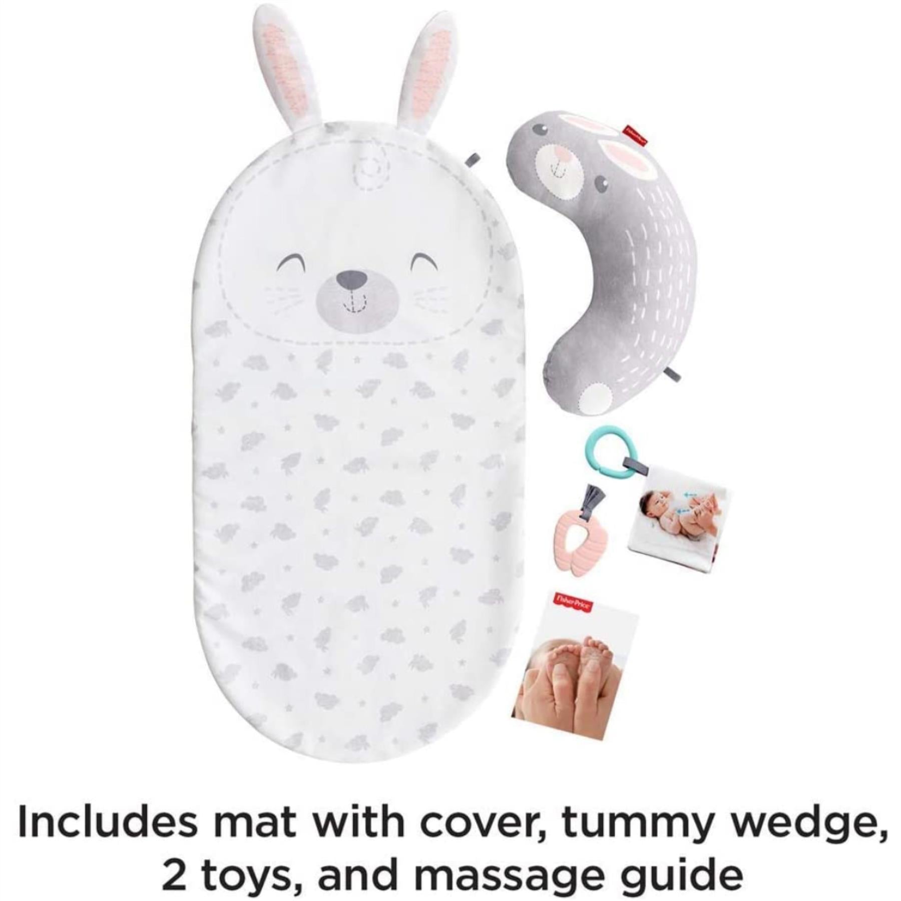 Fisher Price Baby Bunny Massage Set with Changing Mat and Wedge Pillow by Fisher Price - UKBuyZone
