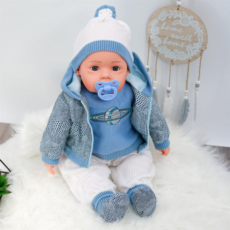 20" Bibi Boy Doll In Blue Space Jacket by BiBi Doll - UKBuyZone