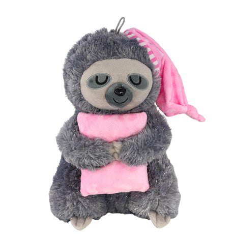 Sloth Plush Toy Stuffed Animal  Baby Gift Pink by The Magic Toy Shop - UKBuyZone