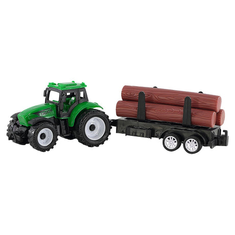 Farm Tractor and Trailer Playset by The Magic Toy Shop - UKBuyZone