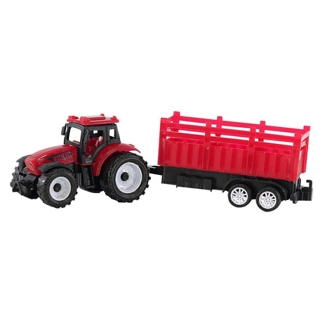 Farm Tractor and Trailer Playset by The Magic Toy Shop - UKBuyZone