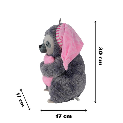 Sloth Plush Toy Stuffed Animal  Baby Gift Pink by The Magic Toy Shop - UKBuyZone