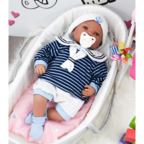 BiBi Outfits - Reborn Doll Clothes (Sailor) (50 cm / 20") by BiBi Doll - UKBuyZone