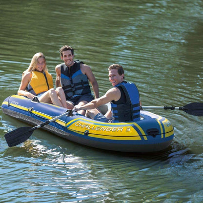INTEX Inflatable Challenger 3 Boat Set