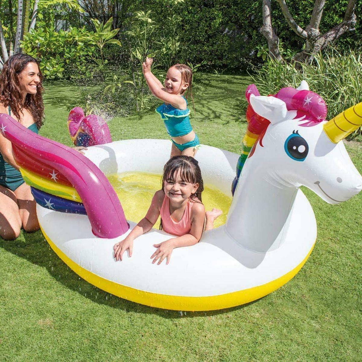 Mystic Unicorn Spray Paddling Pool by The Magic Toy Shop - UKBuyZone