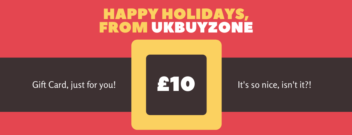 UKbuyzone Gift Cards £10.00 UKBuyzone Holiday Giftcard